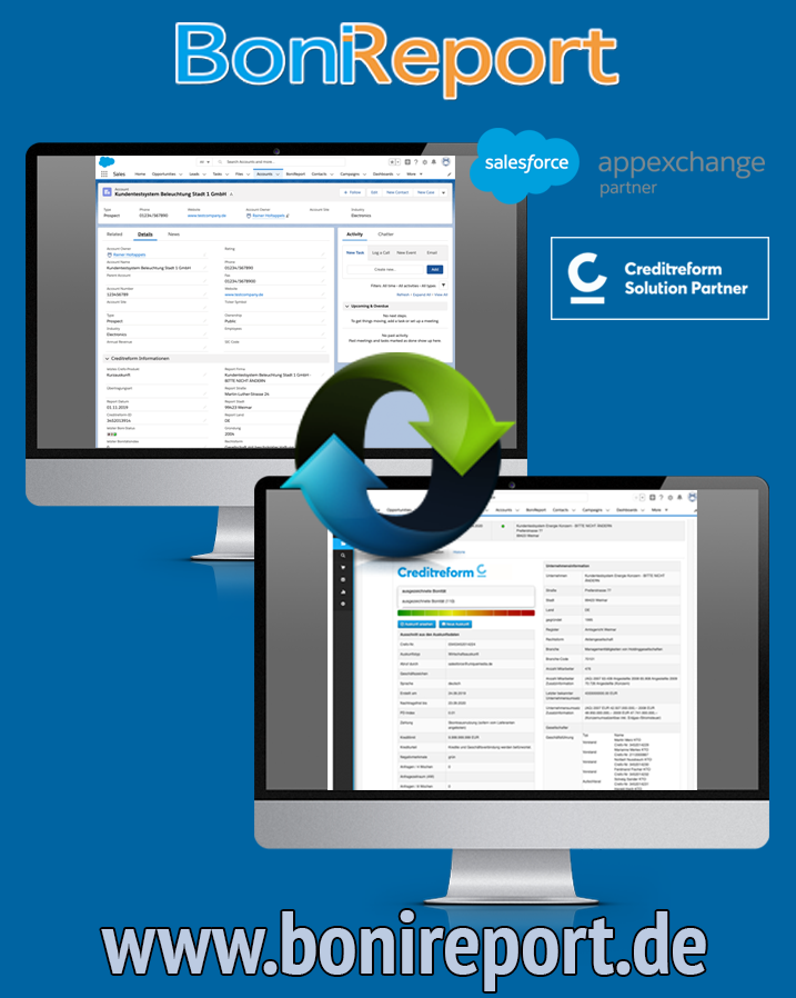 BoniReport im Salesforce Appexchange